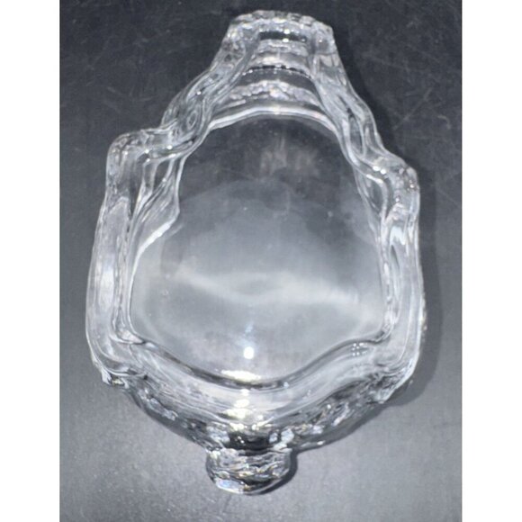 Williams Sonoma Clear Textured Glass Bunny Shaped Candy Trinket Covered Dish - Picture 6 of 10
